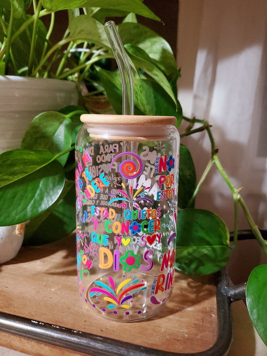 Dios te ama - Glass Cup