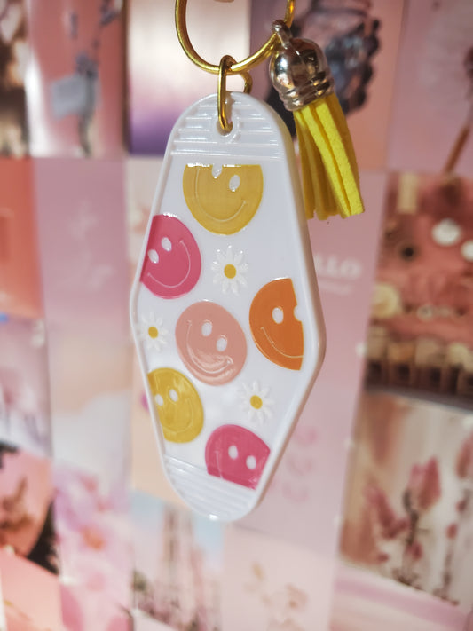 Colorful Smiles Keychain