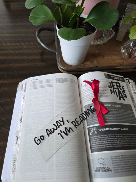 Go away I'm reading - Acrylic Bookmark